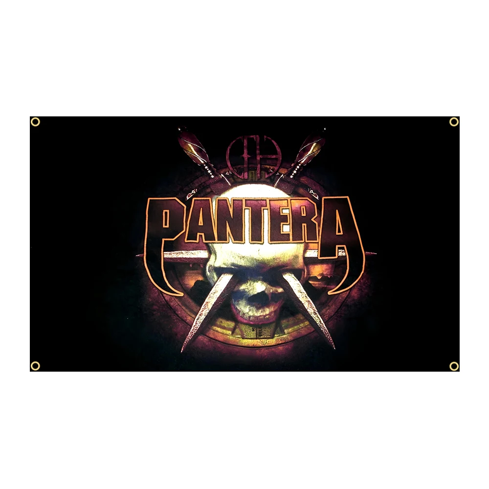 P-Panteras Heavy Rock Band Flag Flags Polyester Printed Banner For Decoration view 4