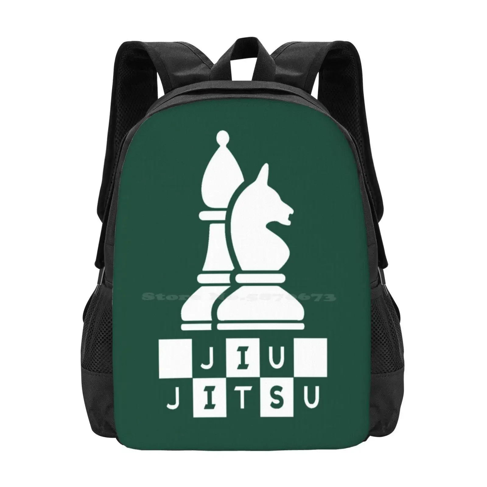 

Bjj Chess Hot Sale Schoolbag Backpack Fashion Bags Human Chess Bjj Chess North South Armbar Jiu Jitsu Mom Kimura Jiu Jitsu