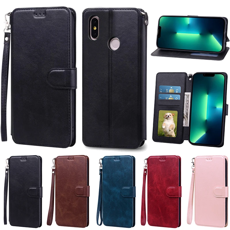 For Xiaomi Redmi Note 5 Case Cover Redmi Note 5 Pro Wallet Case Redmi Note5 Pro Silicone Luxury Leather Flip Bumper Bags Shell