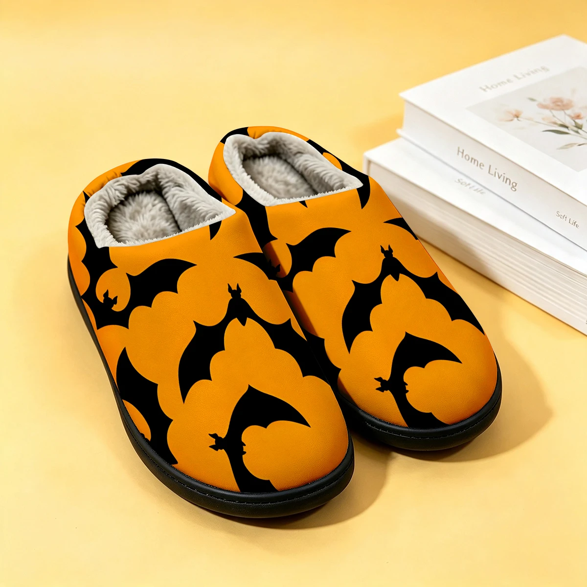 ブラックオレンジバッツ レディース冬用高級コットンスリッパ  - Men Shoes Winter のレビューと価格