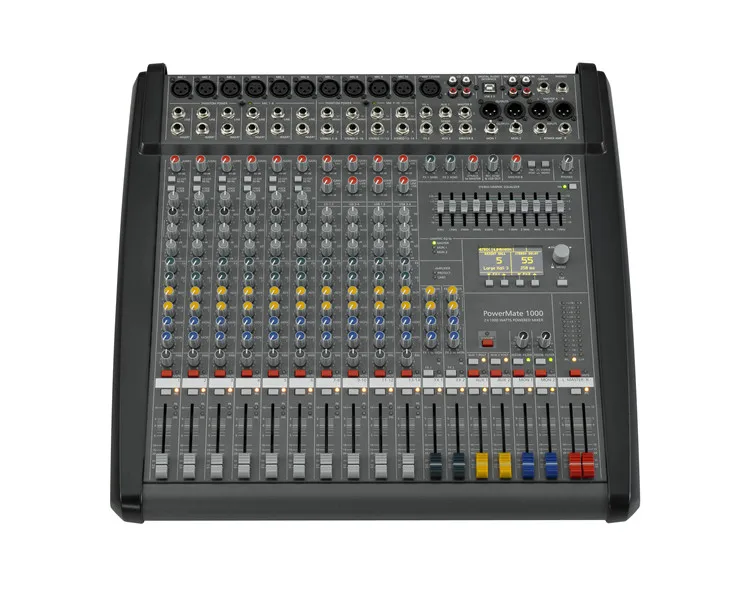 Top 5A 1:1 Quality Powermate 1000-3 PM 1000 Powermate 1000 PM 1000-3 Power Mixer 10 Channel 2*1000W 4 ohm Germany Original DSP