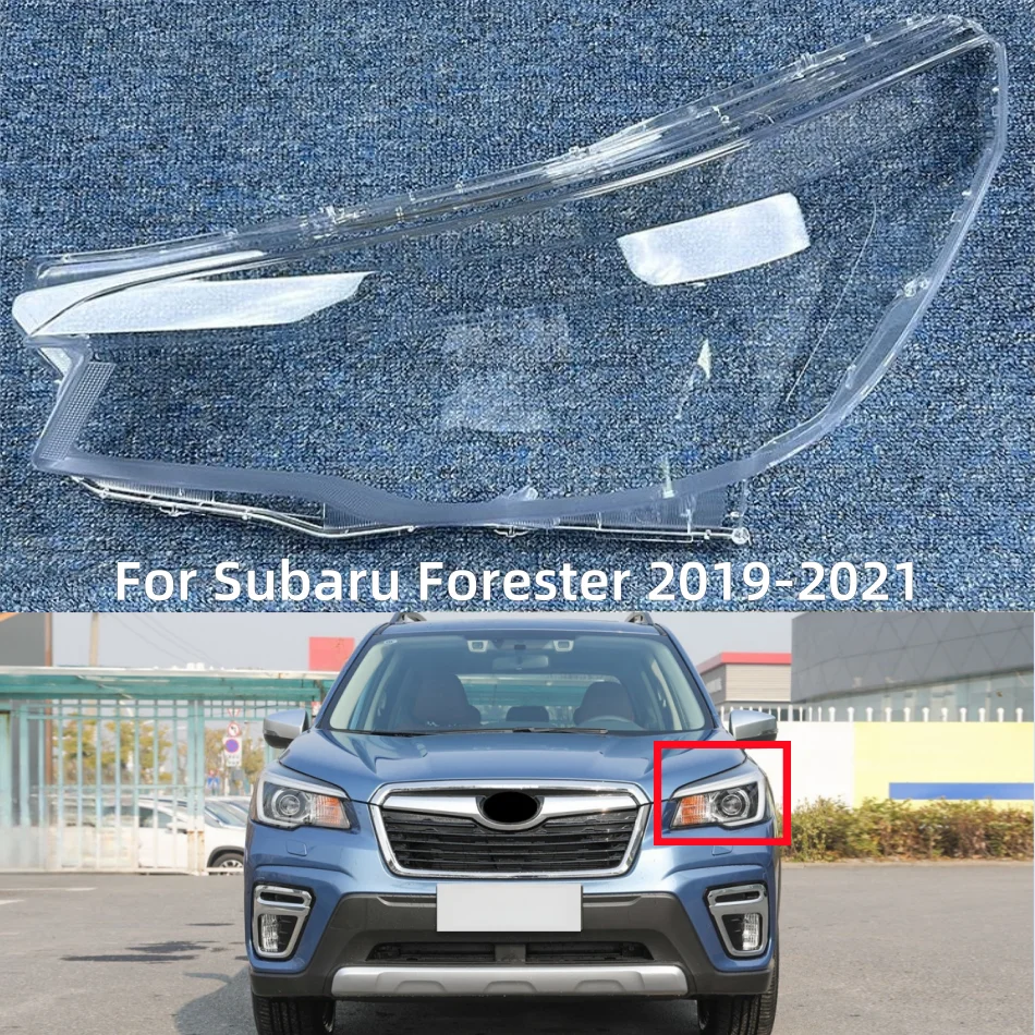 

For Subaru Forester 2019 2020 2021 Car Accessory Products Front Lamp Cover Transparent Anti-UV And Anti-Aging