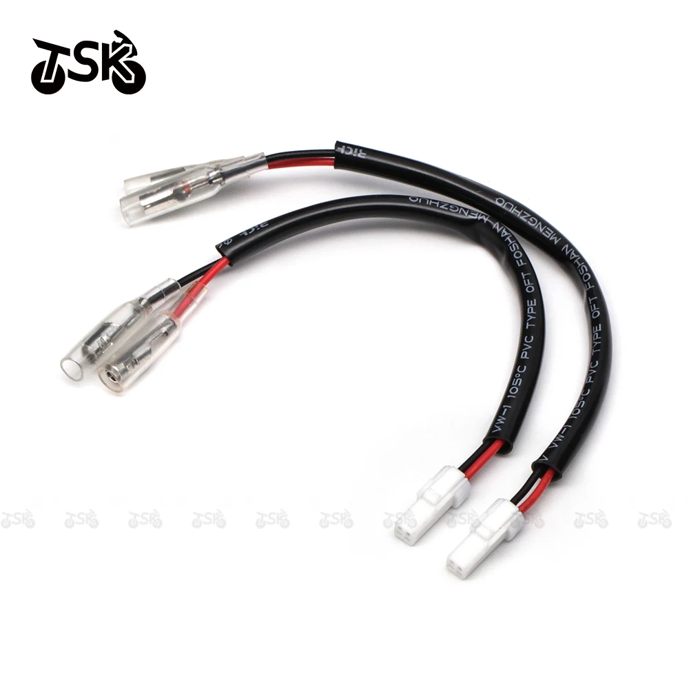 

Wire Adapter Plug Connectors 2 Power Cords For KTM 125 200 250 690 790 990 DUKE SMC SMC-R Connecting Line Turn Signal Marker