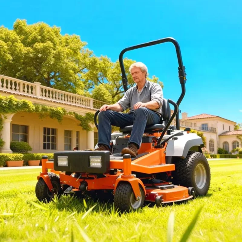 

【Hot】China Manufacturer's Professional 48-Inch Zero Turn Ride-on Lawn Mower Mower Industrial Grade for Sale