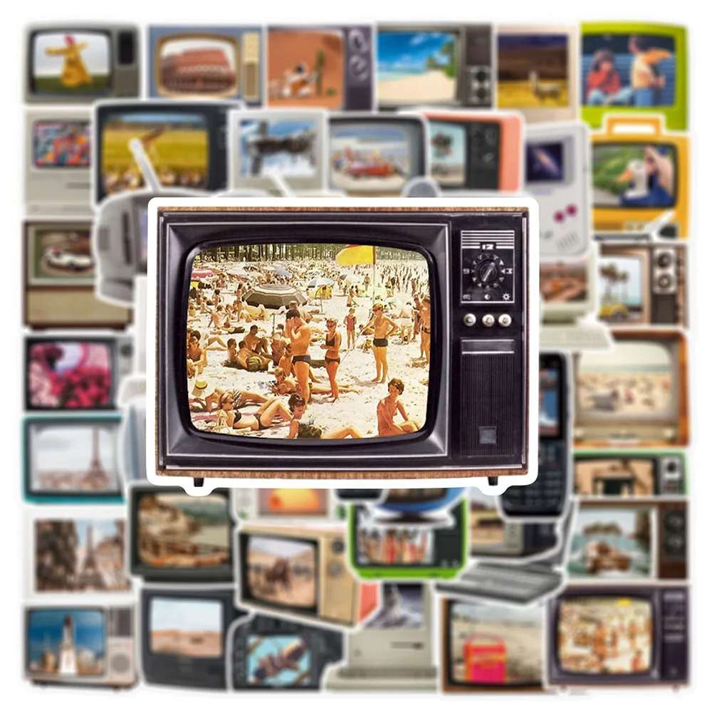 สติกเกอร์ลายการ์ตูนวินเทจ 10/30/50 ชิ้น สำหรับตกแต่งคอมพิวเตอร์ ของเล่น DIY สมุดภาพ กระเป๋าเดินทาง โทรศัพท์ สติกเกอร์กันน้ำ PVC