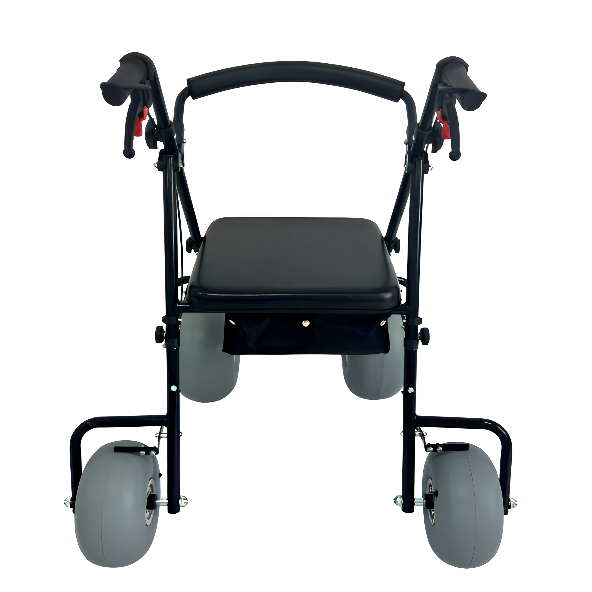 Multi-Function Beach Walker Manual Drive Wheel chair Foldable Lightweight Steel Walking Rollator Detachable Manual Chair