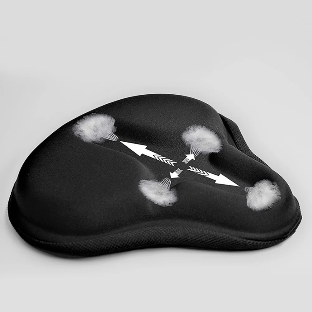 Durable Protective Thicken Mountain Bike Saddle Cover Easy to Use Lightweight Storage Accessory for Cycling Gifts Black