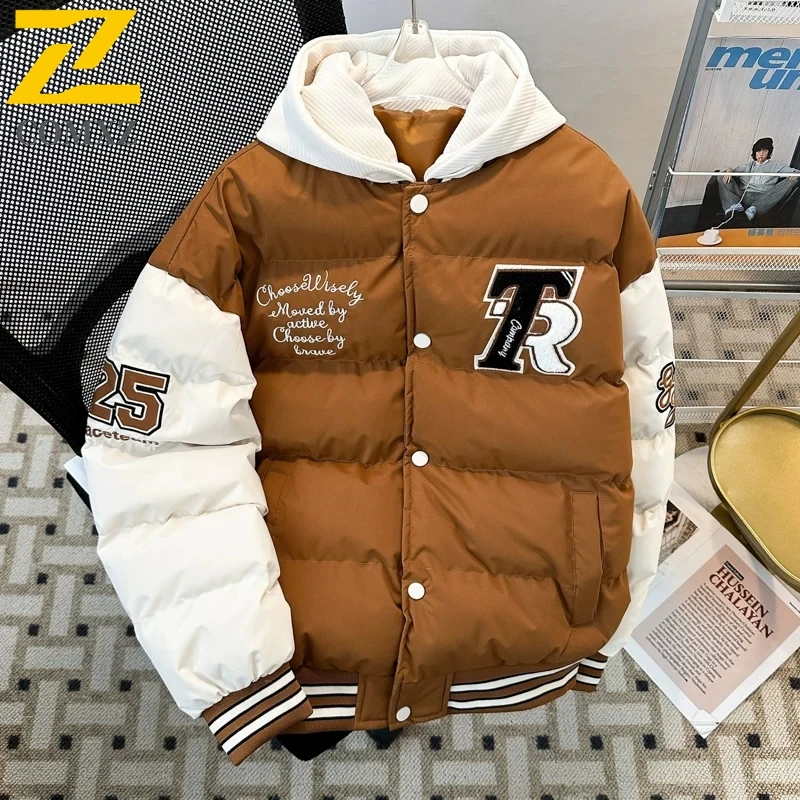 

COMXZ Мужская куртка для хлеба 2025, теплая куртка для катания на лыжах, зимняя приключенческая флисовая куртка из ягненка, уличная дорожная зимняя куртка с толстым дизайном