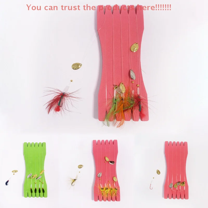 

5 Pieces/set Flying Insect With Glitter Kit Fishing Gearfishing Hooksea Fishing False Baitfishing Set