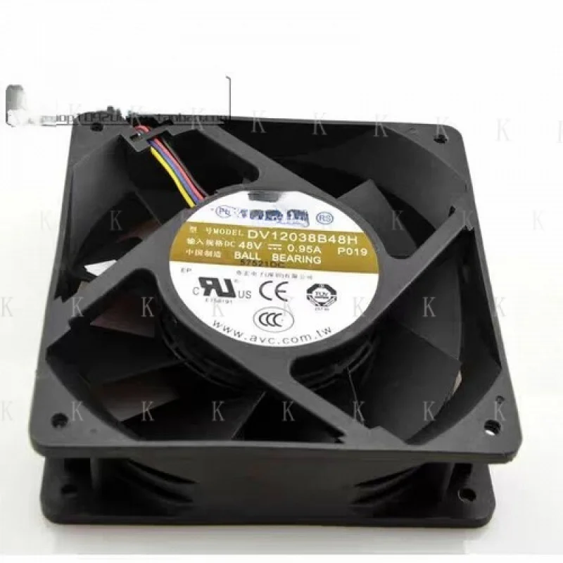 

C FOR AVC DV12038B48H DC48V 0.95A 12CM 4-Wire High Airflow Cooling Fan
