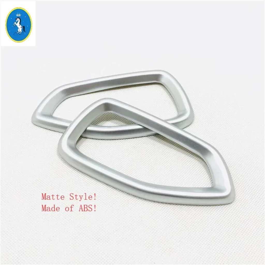 

Fit For Hyundai Santa Fe 2019 - 2023 Auto Interior Dashboard Air Conditioning AC Outlet Vent Frame Cover Trim ABS Accessories
