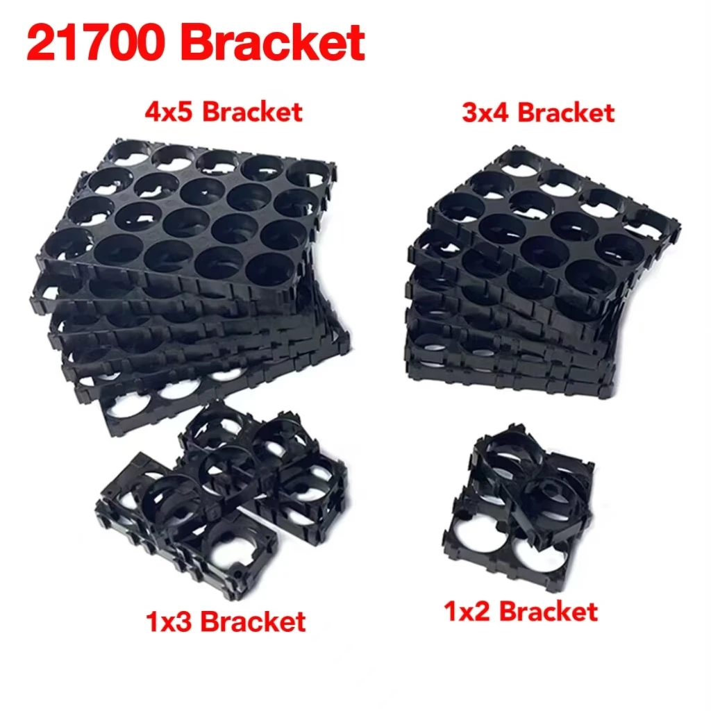 21700 uchwyt baterii uchwyt ogniwa bezpieczeństwo antywibracyjne plastikowe wsporniki do baterii 21700 średnica 21.2mm