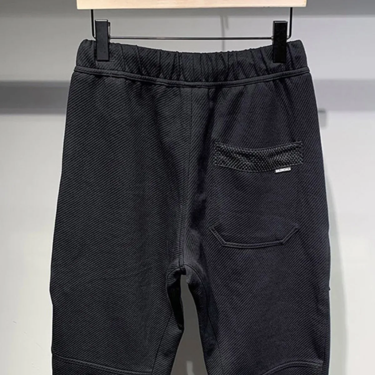 Outono inverno masculino tamanho grande 250 pou calças casuais finas workwear solto ajuste nove pontos algemado esportes harlan sweatpants