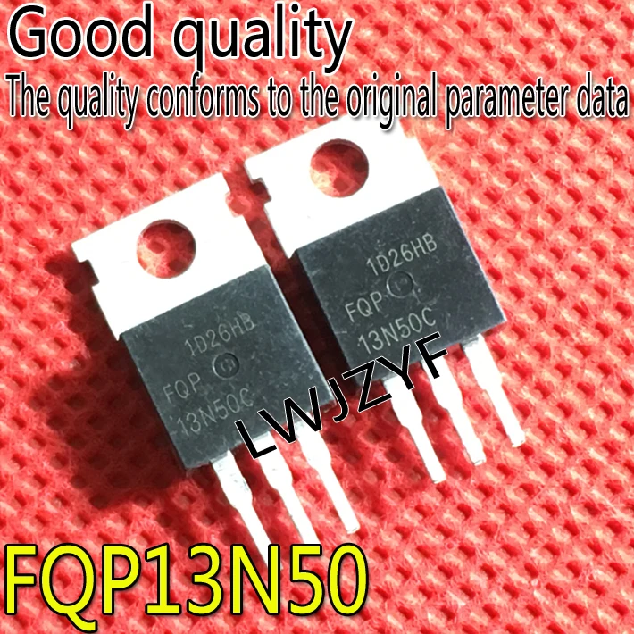 (10Pieces) New FQP13N50 TO 220 13A500V N-channel MOSFET Fast shipping