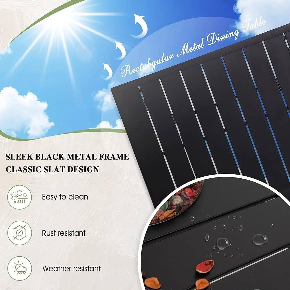 Compact Metal Square Side Table Indoor Outdoor Coffee Bistro Adjustable Feet Easy Assembly Rust Resistant