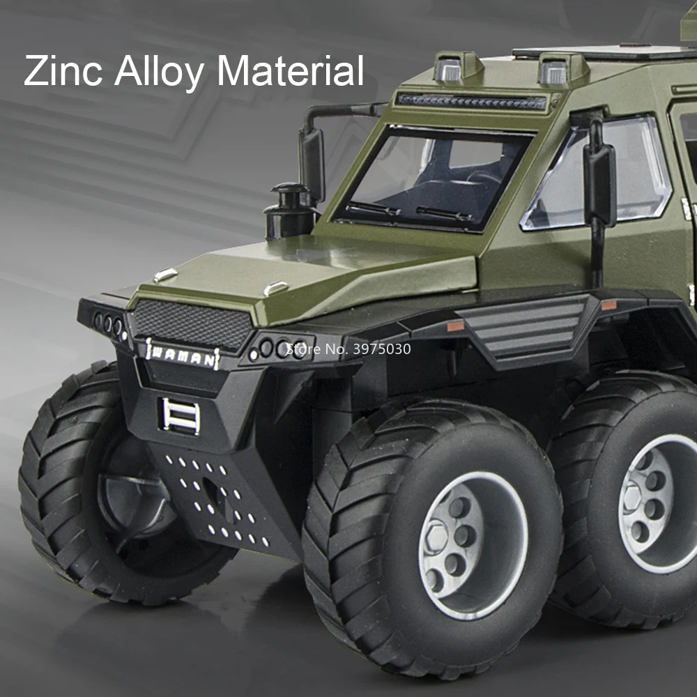 1:32 Avtoros Schamane Modelle Spielzeug Autos Legierung Druckguss Rad Zurückziehen Miniatur Polizei Auto Licht Sound Fahrzeuge Kinder Festival Geschenke