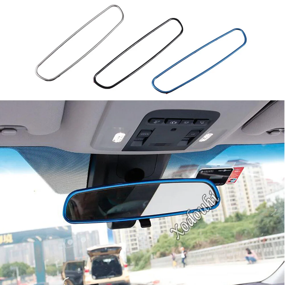 

Car Inner Back Rear View Eyebrow Side Mirror Strip Cover Stick Trim Frame For Toyota Camry XV70 2018 2019 2020 2021 2022 2023