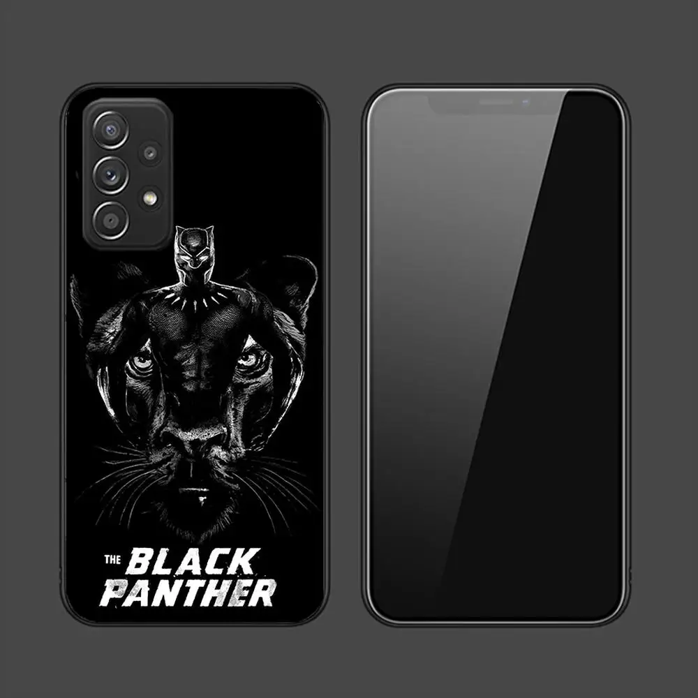 Marvel Black Panther TPU Phone Case For Samsung Galaxy A13 A52 A53 A73 A32 A51 A22 A12 A20e A50 A21 A72 A70 S 4G 5G Luxury Cover image 2