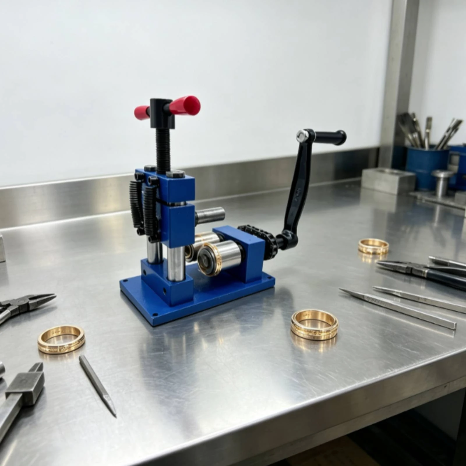 Bracelet Forming Machine Space-Saving Manual Band and Bracelet Bender Jewelry Bending Machine Heavy-Duty for Jewelers, Workshops