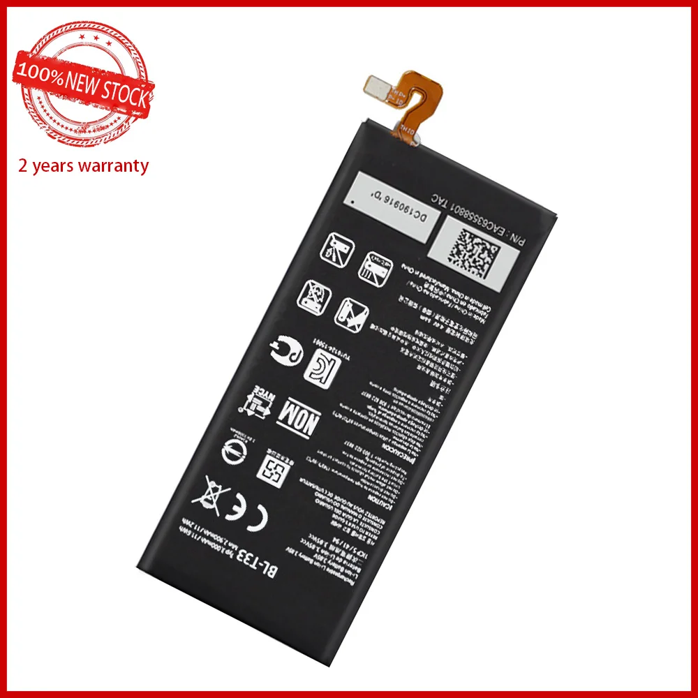 Genuine 3000mAh BL-T33 Battery For LG Q6 M700A M700AN M700DSK M700N BL T33 High quality Mobile Phone Batteries+Free Tools