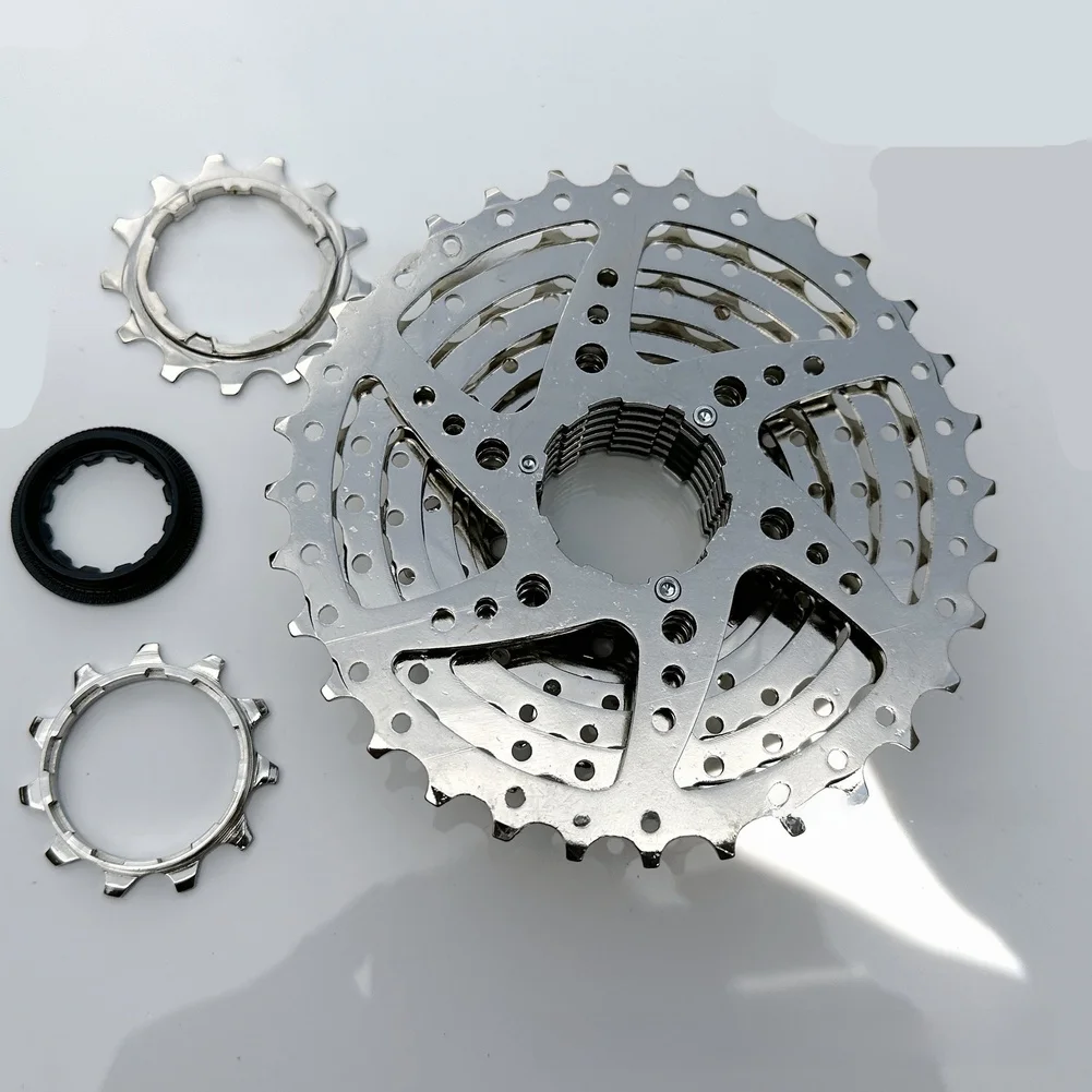 Multistage Gear 9 Speed Freewheel For Versatile Cycling Performance Electroplated Finish Precise Shifting For Mountain Bike