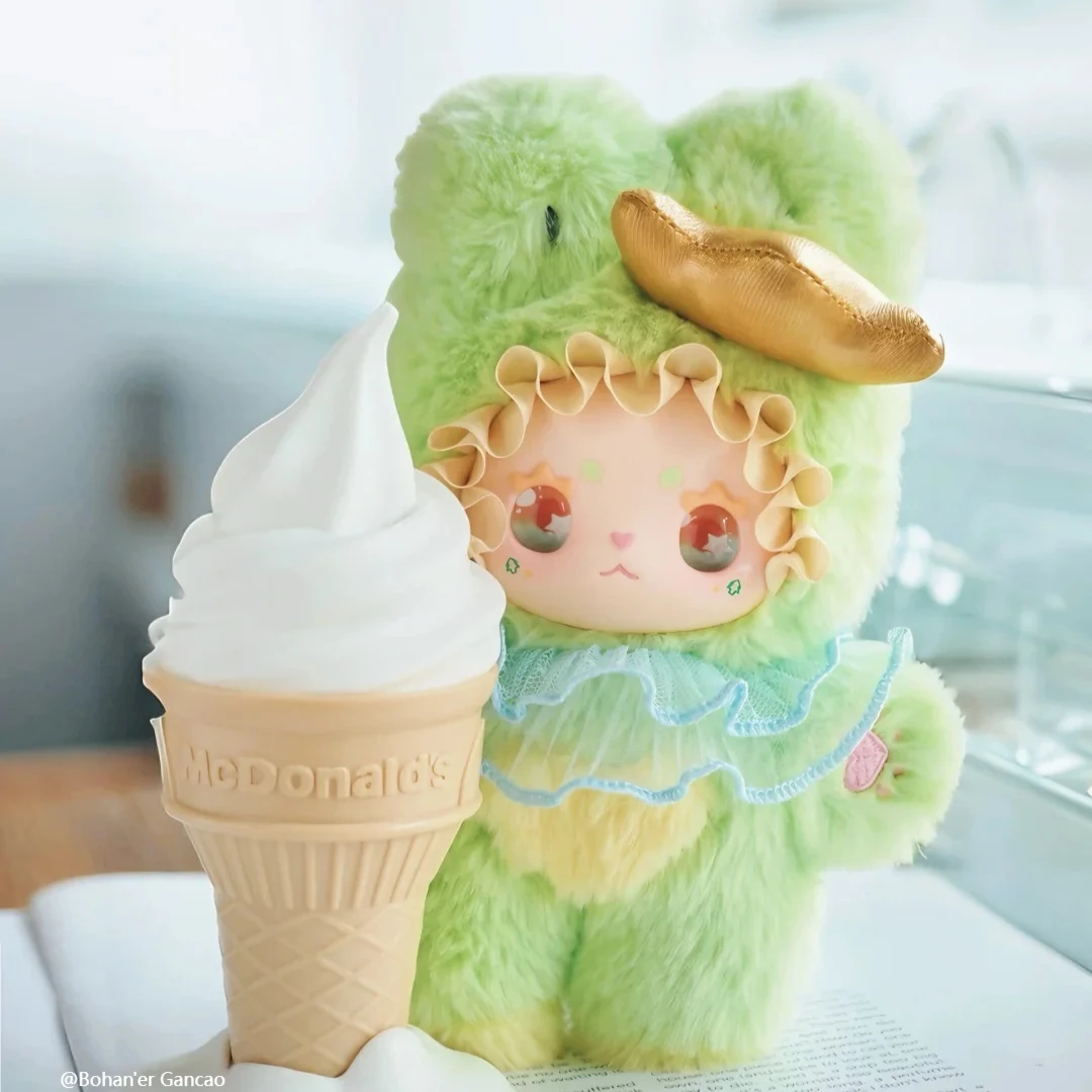 本物の素敵なエマフレーバーツイストシリーズビニールぬいぐるみブラインドボックスかわいい人形モデルペンダント装飾ミステリーボックスカスタマイズされたギフトおもちゃ