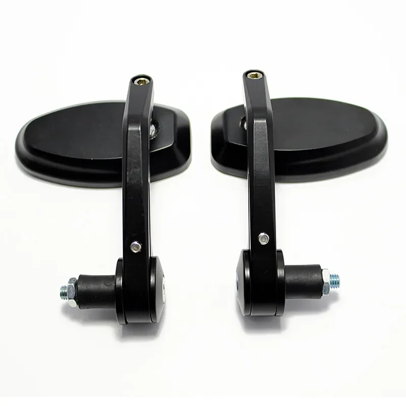2PCS Motorcycle Rearview Mirrors CNC Motorcycle Bar End Black Rearview Side Mirror For Triumph Speed Triple Street 675 1050