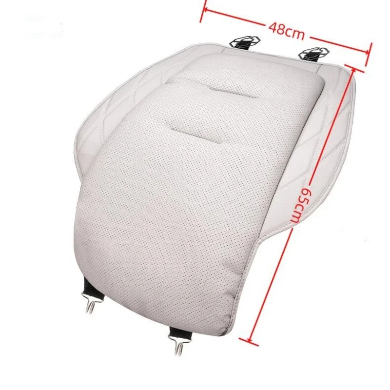New Car Seat Cushion Waist Cushion for Mercedes Benz/BMW/Audi Breathable and Ventilated Nappa Leather All Season Seat Cushion