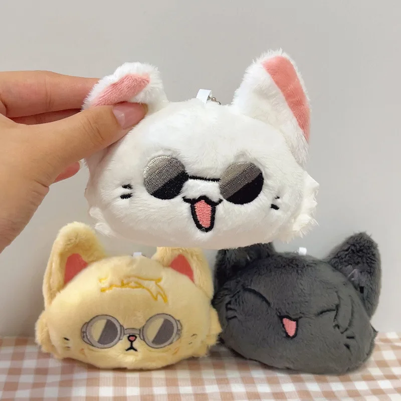 Anime Satoru Gojo Geto Suguru Nanami Kento Cosplay Key Chain Plush Stuffed Doll Keychains Bag Pendant Keyring Accessories