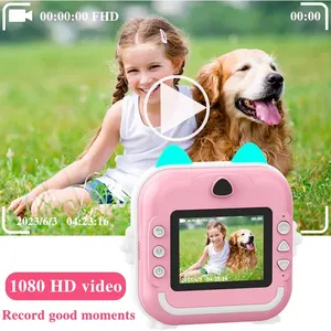 Instant Print Mini Digitalkamera für Kinder, HD 1080p -Bildschirm, Spielzeug im Freien, Thermalpapier, Kinder 8 Hauptverkäufe Smartphone mit Thermokamera - №3
