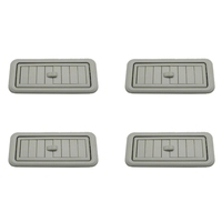 4X Car Interior Roof Top A/C Air Conditioner Outlet AC Vents For Toyota Land Cruiser Prado LC150 150 2010-2017 Grey