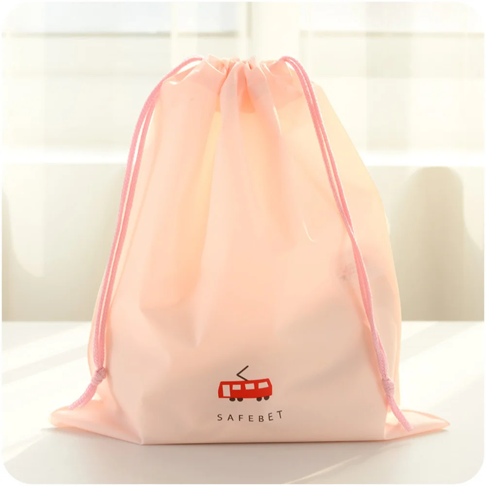 Clothes Packing And Finishing Bag Moisture-proof Waterproof Cute Cartoon Household Drawstring Bag Dust-proof Storage Bag