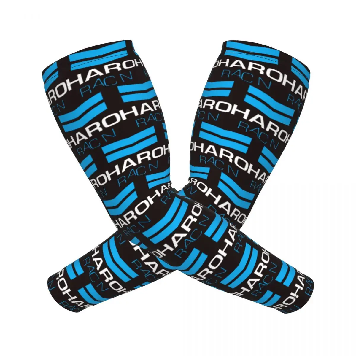 Haro Racn Bluewhite- المدرسة القديمة Bmx أكمام أذرع تبريد للرجال والنساء للحماية من الأشعة فوق البنفسجية وتغطية الوشم الرياضية والتبريد وركوب الدراجات #2