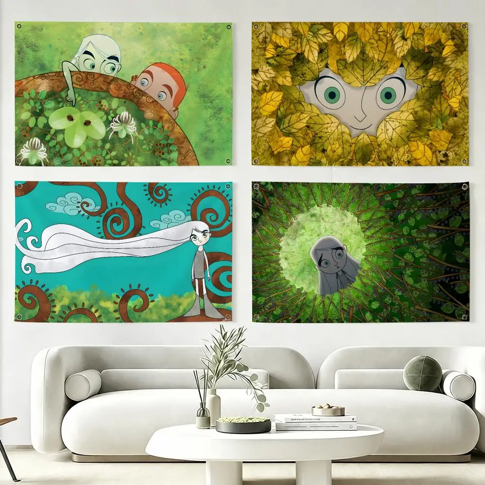 The S-secret Of Kells Flags Hanging Flag Banner Home Outdoor Camping Picnic Party Decoration Fashion Best Selling Wall Art Decor