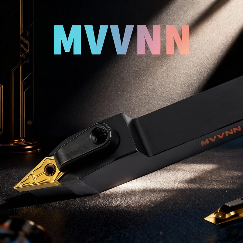 MVVNN1616 MVVNN2020 MVVNN2525 MVVNN3232 External Turning Tool Holder VNMG16 Carbide Inserts MVVNN Lathe Cutting Machine Tools