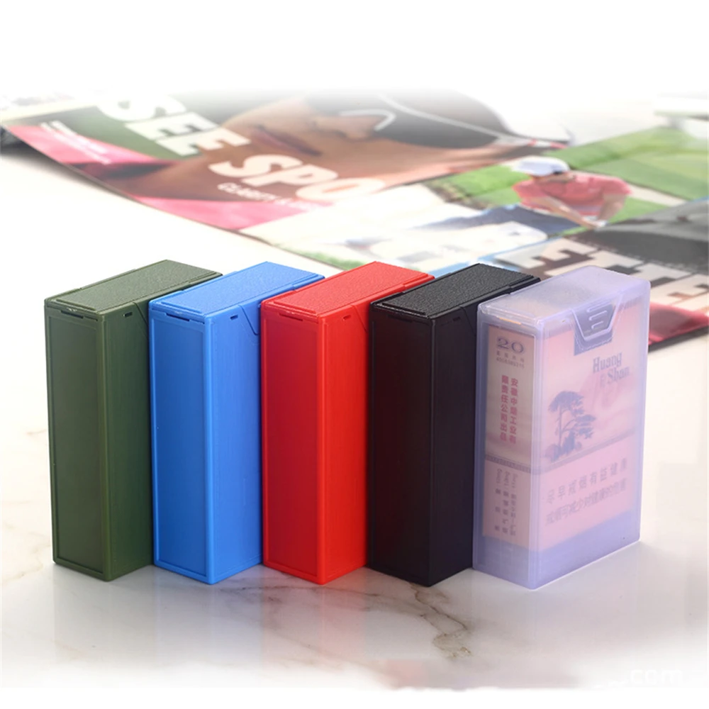 1pcs Portable For Soft And Hard Bag Universal Cigarette Box Moisture-Proof Sealed Cover Plastic Cigarette Case Smoking Accessori