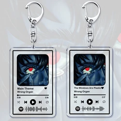 Popular Game Mouthwashing Music Keychains for Accessories Bag Original Soundtrack Album Playlist Gamer Keying Fans Gaming Gift