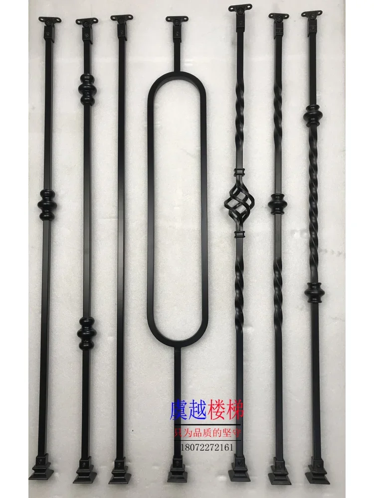 14 square modern simple best-selling wrought iron handrail column guardrail handrail stair railing factory direct sales