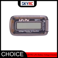 SKYRC LiPoPal 2-6S LiPo Battery Checker - Voltage Balancer & Equilizer & Capacity Display Voltage Indicator for RC Drones&Models