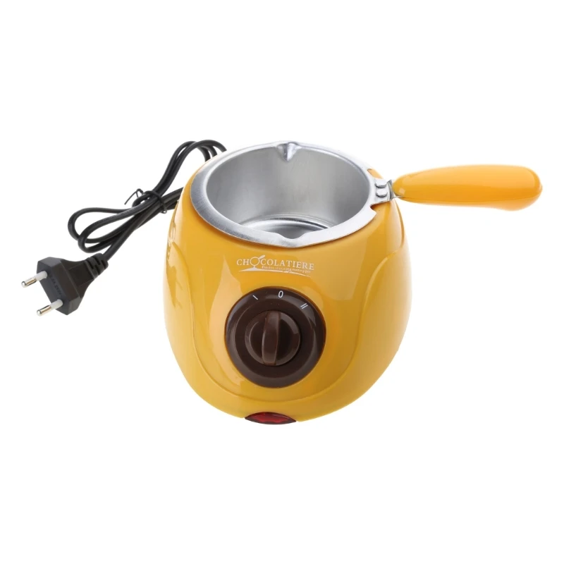 Electric Chocolate Melter Durable Aluminum Liner Plastic Hot Chocolate Melting Pot Electric Fondue Melter Machine Drop Shipping