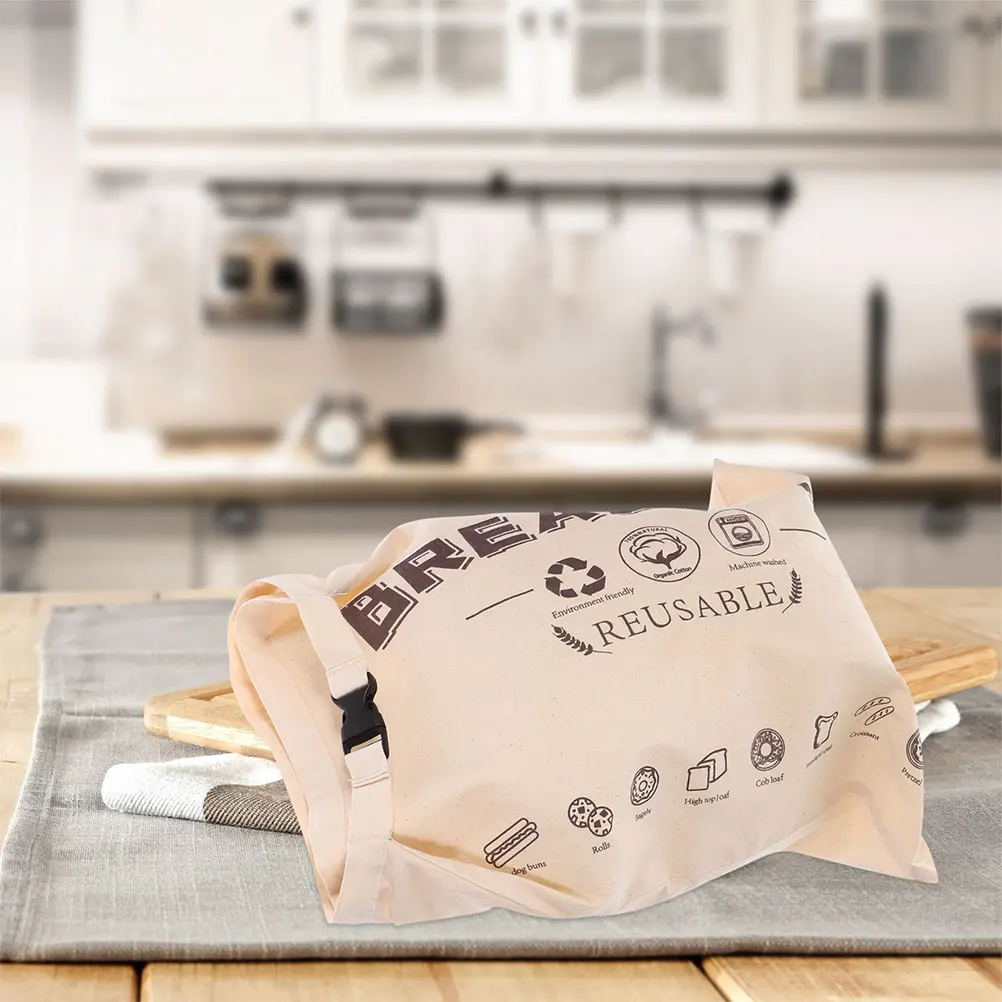 

2 Pcs Bread Bag Storage Container for Homemade Bakery Pouch Packing Bags Household