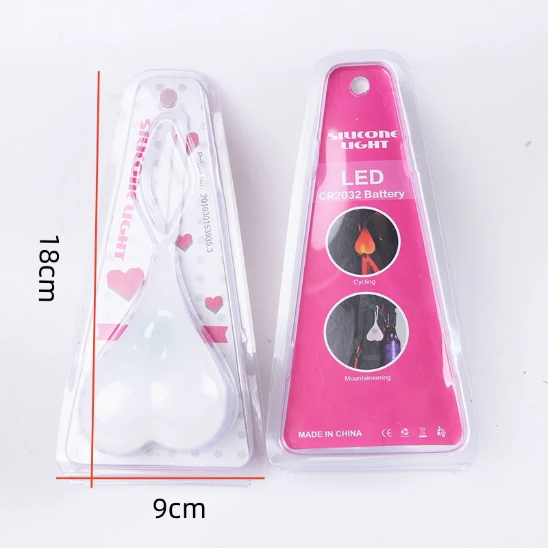 الدراجة الذيل ضوء مقاوم للماء ركوب الجبهة الخلفية ضوء الدراجة الجبلية المصباح LED ضوء القلب الكرة البيض مصباح الدراجة الملحقات #6