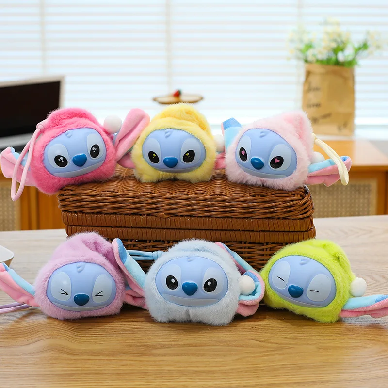 かわいいスティッチぬいぐるみ、スティッチのぬいぐるみ人形、キュートなぬいぐるみ、子供の誕生日プレゼント、ぬいぐるみバックパック、キーホルダー、吊り下げ飾り