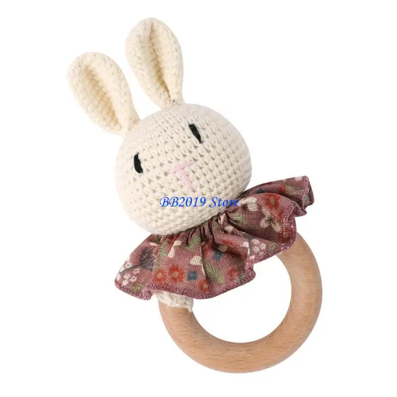 Q0KB bébé Crochet Handbell Hand