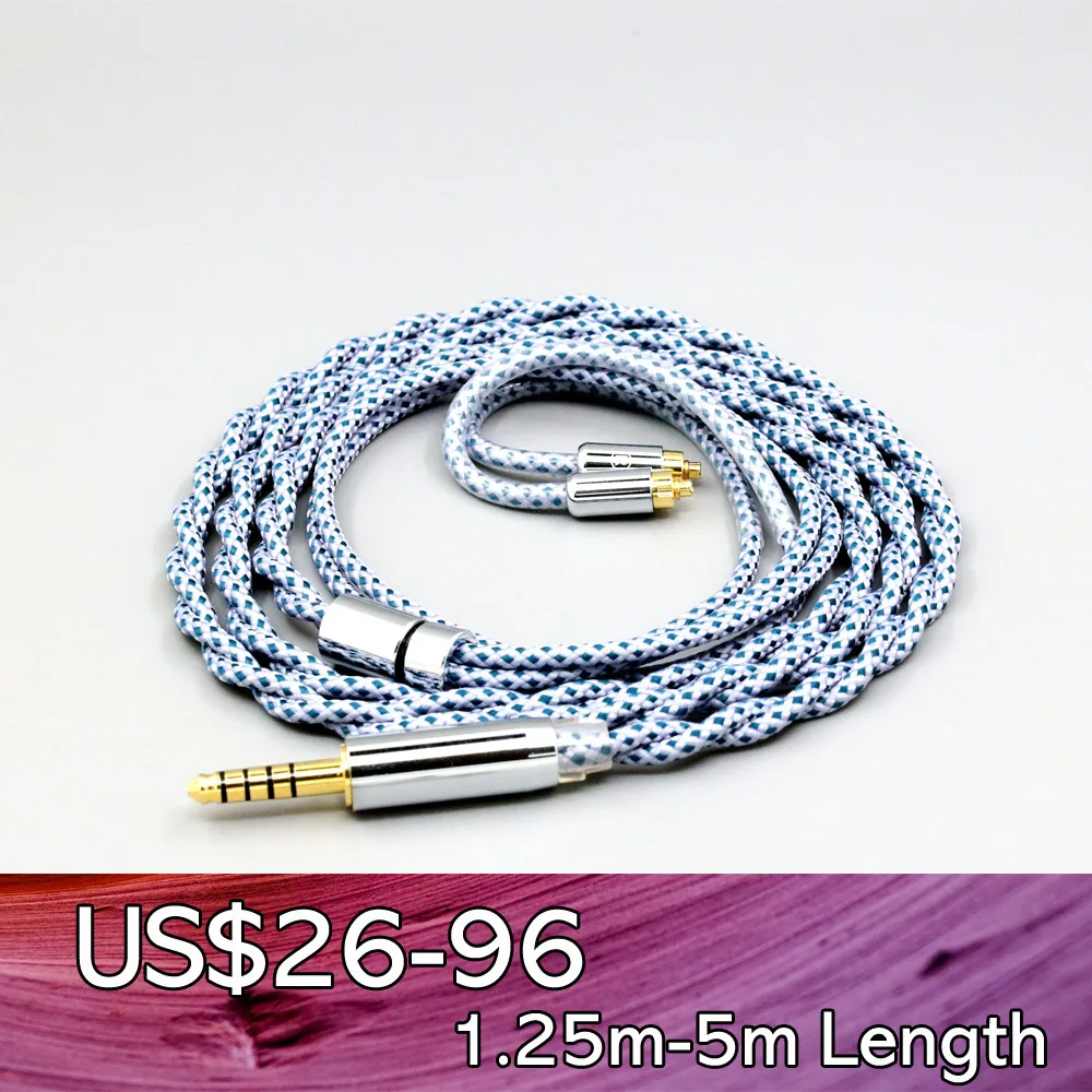 

99% Pure Silver Mix Graphene OCC Shielding Earphone Cable For Dunu dn-2002 Earphone Cable LN008633