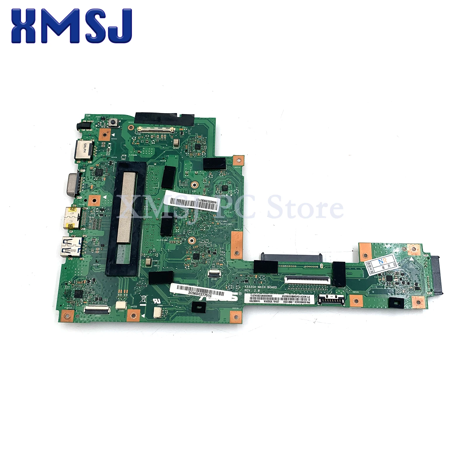 For ASUS X553SA 60NB0AC0 Laptop motherboard Core SR29H Celeron N3050 TESTED DDR3 Mainboard 100% tested