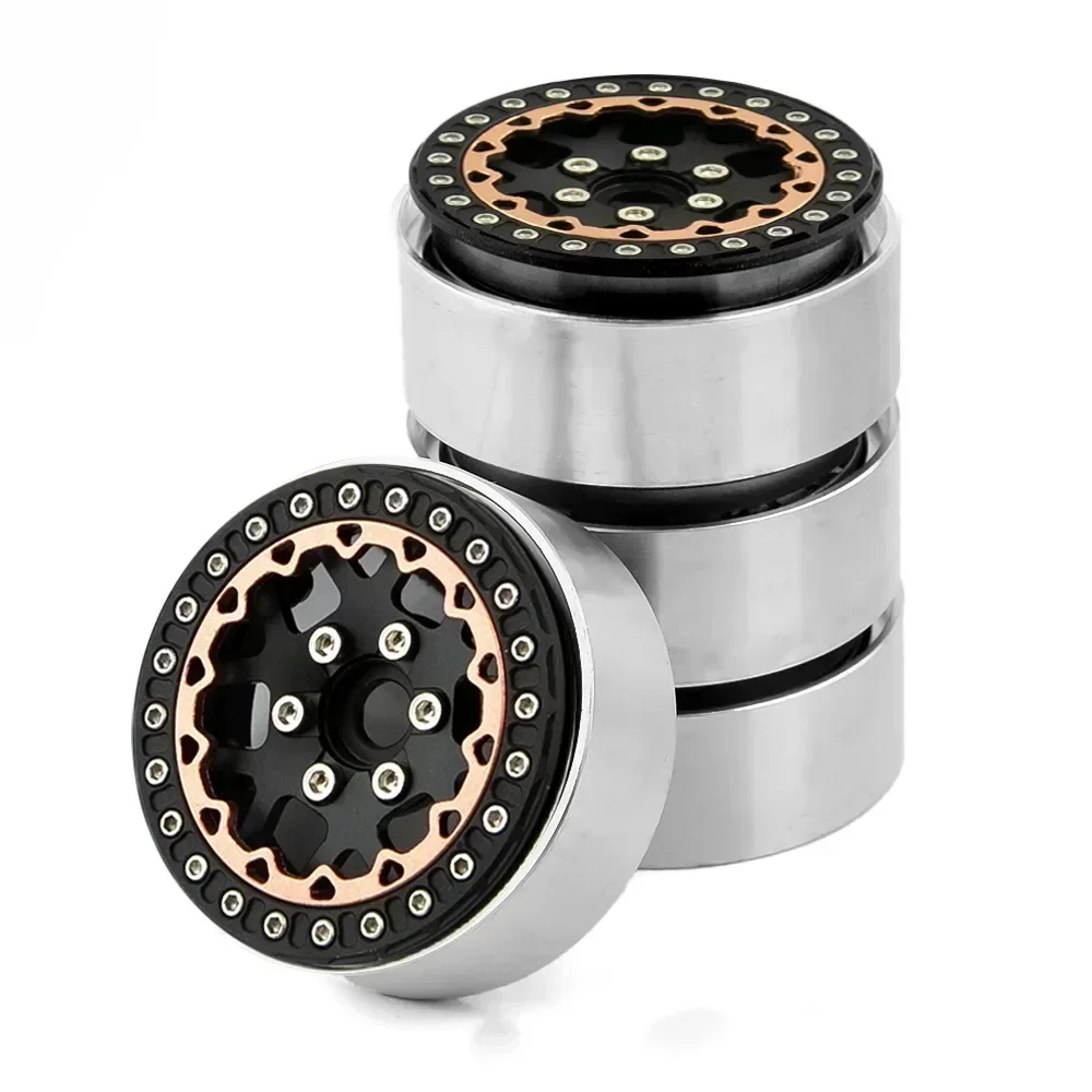 

1/10 RC Crawler Car Spare Part 1.9 Inch Metal Beadlock Wheel Hub Rim TRX4 Axial SCX10 AXI03006 Gladiator Ruitai GRT 86181