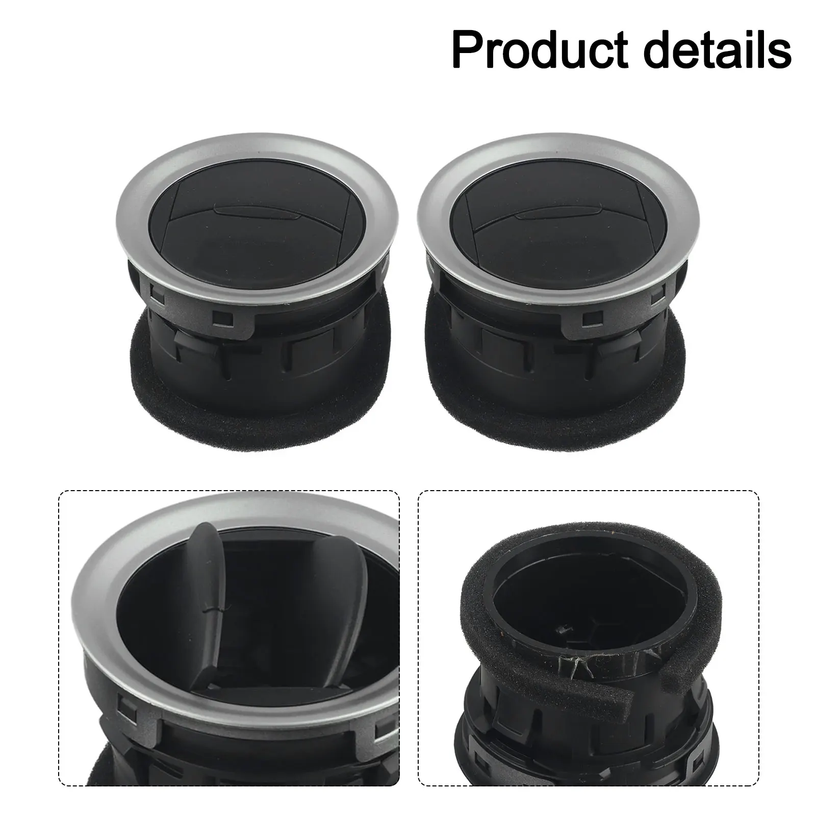 2x Internal Vent Grille Diffuser for For Fiesta 2006 2016 8A6HAQ18B09 and Connect 2009 2013 Part Number 1697430