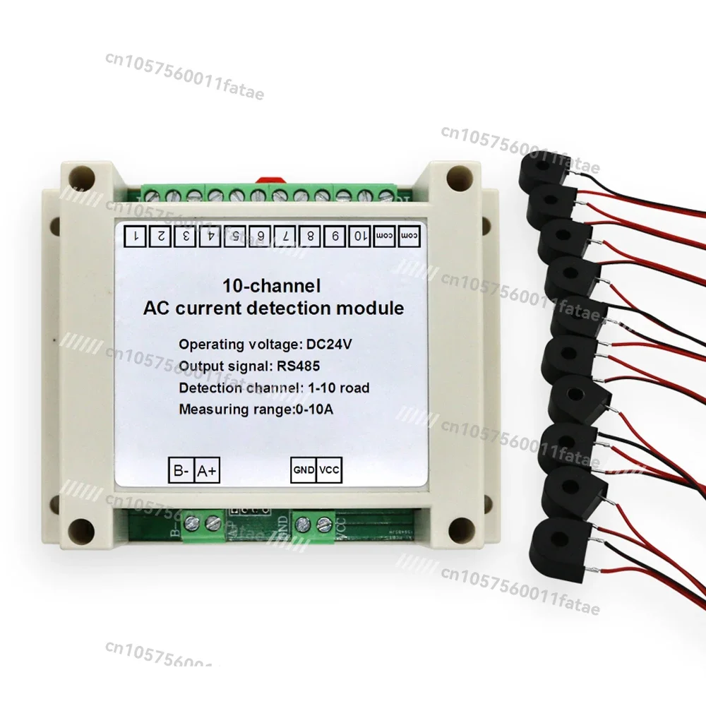 

10 Channel Module RS485 Output AC 5A 50A 10A 20A Overcurrent Transmitter Overcurrent Protection AC Current Sensor