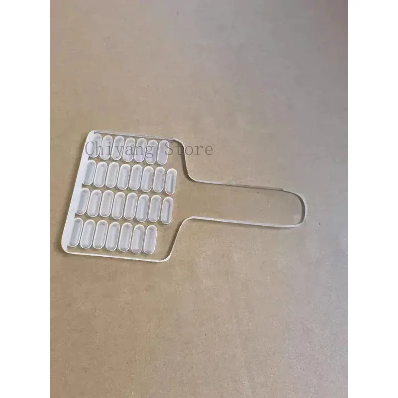 جديد 10 30 ثقوب 50 حفرة أكريليك كبسولة اللوحي حبوب منع الحمل الحلوى عد صينية دليل كبسولة عداد ل 000 00 0 1 2 3 4 #2